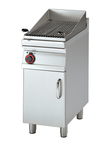 Grill wodny elektryczny, wolnostojący, 6 kW, 400x700x900 mm, inox | RMGASTRO, CW-74 ET