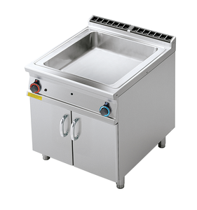 Bemar wodny gazowy GN 2/1 + 2x GN 1/3, 6,5 kW, 800x900x900 mm | RMGASTRO, BM-98 G