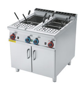 Urządzenie do gotowania makaronu gazowe, 2x 40 l, 27,9 kW, 800x900x900 mm | RMGASTRO, CP-98 G