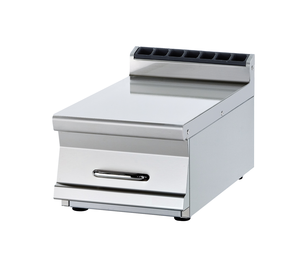 Płyta robocza z szufladą GN 1/1, 400x700x280mm, inox | RMGASTRO, PLT-74