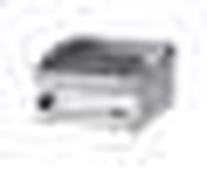 Płyta grillowa gazowa, ze stali nierdzewnej, 1/2 gładka, 1/2 ryflowana, chromowana, nastawna, 10,5 kW, 600x700x280 mm, inox | RMGASTRO, FTLRT-76 GS