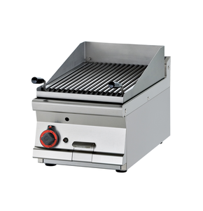 Grill lawowy gazowy, nastawny, 9 kW, 400x700x280 mm, inox | RMGASTRO, CWT-74 G