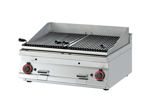 Grill lawowy gazowy, nastawny, 18 kW, 800x700x280 mm, inox | RMGASTRO, CWT-78 G