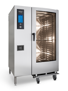 Piec konwekcyjno-parowy bojlerowy, elektryczny, 20x GN 2/1, z dotykowym panelem sterowania, 59,4 kW, 1156x1009x1849 mm | RETIGO, Blue 2021 b