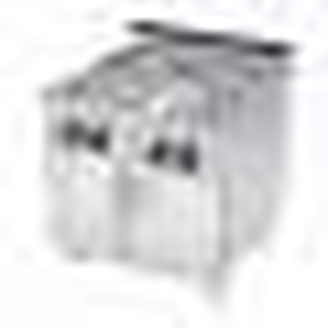 Kuchnia wodna gazowa 4-palnikowa z szafką, 28 kW, 800x700x900 mm, inox | RMGASTRO, PCA-78 GP