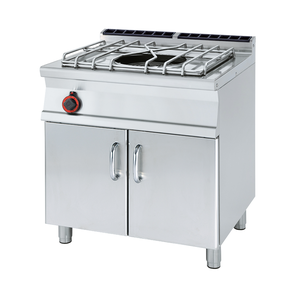 Kuchnia gazowa 1-palnikowa z szafką, 11,5 kW, 800x700x900 mm, inox | RMGASTRO, PA-78 G