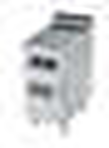 Kuchnia elektryczna indukcyjna 4-palnikowa z szafką, 20 kW, 800x700x900 mm, 400 V, inox | RMGASTRO, PCI-78 ETD