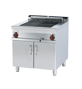 Grill wodny elektryczny, wykonanie nierdzewne, wolnostojący, 10,83 kW, 800x900x900 mm, inox | RMGASTRO, CWK-98 ET