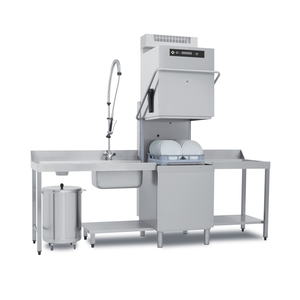Zmywarka kapturowa ze zmiękczaczem, sterowanie elektroniczne, rekuperacja, kosz 500x500 mm, 10,2 kW, 721x836x2265 mm | RMGASTRO, TTA112 REC ABT
