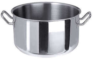 Garnek niski ze stali nierdzewnej bez pokrywy, o średnicy 220 mm, 5,5 l | CONTACTO, Seria 2000