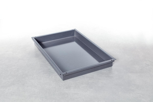 Pojemnik emaliowany w marmurek, norma piekarnicza, 600x400x60 mm | RATIONAL, 6014.1006