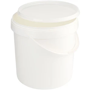 Wiadro z polipropylenu z pokrywą, 11 l, o średnicy 250 mm | CONTACTO, 3048/010