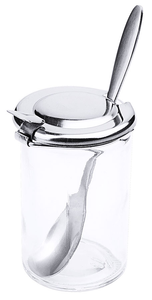 Zapasowy pojemnik na musztardę, z łyżeczką i denkiem | CONTACTO, 123/901