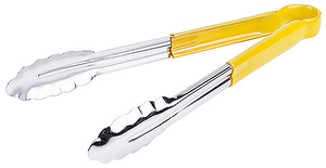 Szczypce nierdzewne uniwersalne 300 mm z żółtą rączką | CONTACTO, 1454/302