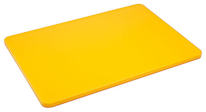 Deska do krojenia HACCP 345x245x10 mm, żółta | CONTACTO, 1524/352