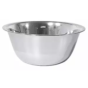Miska ze stali nierdzewnej z rantem, 0,5 l, o średnicy 140 mm | CONTACTO, 2635/140
