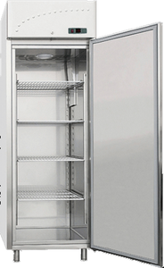 Szafa mroźnicza 1-drzwiowa, 4x GN 2/1, 650 l, 0,6 kW, 710x800x2000 mm, inox | RMGASTRO, MS-70