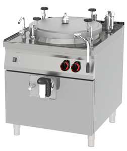 Kocioł elektryczny ciśnieniowy, z pośrednim systemem grzania, 100 l, 16 kW, 800x900x900 mm, inox | RMGASTRO, BIA100-98 ET