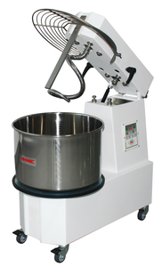 Mikser spiralny z wyjmowaną dzieżą 33 l, z 2 prędkościami, 1,4 kW, 400 V, 430x780x770 mm | RMGASTRO, HTS 33 2T