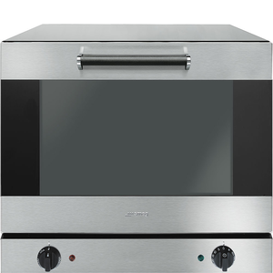Piec konwekcyjny, elektromechaniczny, termoobieg, 4x blacha 435x320 mm, 3 kW, 602x584x537 mm | SMEG, ALFA43X