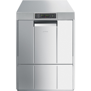 Zmywarka do naczyń z pompą spustową i zmiękczaczem, sterowanie elektroniczne, kosz: 500x500 mm, 5,1 kW, 600x600x820 mm | SMEG, Easyline