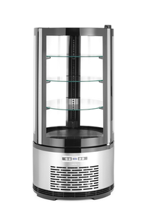 Witryna chłodnicza okrągła 3-półkowa, 100 l, 0,21 kW, 230V, ø480x1065 mm | ARKTIC, 233825