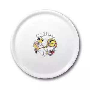 Talerz do pizzy, ø 330 mm, dekorowany | HENDI, Speciale