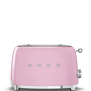 Toster na 2 kromki, 198x310x195 mm, pastelowy róż | SMEG, 50’s Style