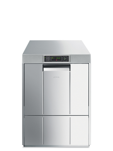 Zmywarka do naczyń z pompą spustową i zmiękczaczem, sterowanie elektroniczne, 2x kosz: 500x500 mm, 5,2 kW, 600x600x820 mm | SMEG, Easyline