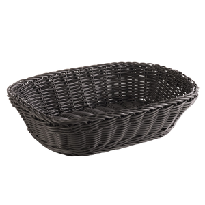 Taca prostokątna z polipropylenu 600x200x50 mm, czarna | APS, Profi Line