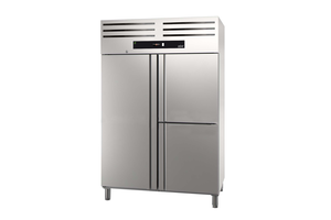 Szafa chłodnicza 2-temperaturowa, 3-drzwiowa, 1400 l, GN 2/1, 1318x842x2040 mm | ASBER, Green Line