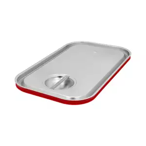 Pokrywa GN 1/1 z uszczelką silikonową ze stali nierdzewnej | TECHNICA, Platinum Line