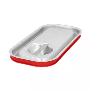 Pokrywa GN 1/3 z uszczelką silikonową ze stali nierdzewnej | TECHNICA, Platinum Line