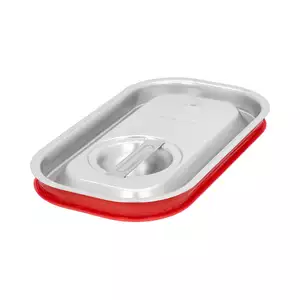 Pokrywa GN 1/4 z uszczelką silikonową ze stali nierdzewnej | TECHNICA, Platinum Line