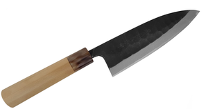 Nóż Shirogami Black Deba 180 mm | HIDEO KITAOKA, CN-3004B