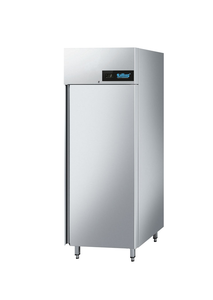 Szafa mroźnicza, 1-drzwiowa, prawy zawias, ze stali nierdzewnej, własne chłodzenie, GN 2/1, 650 l, 0,42 kW, 695x810x2020 mm | RILLING, Linia 650
