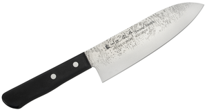 Nóż Santoku 170 mm | SATAKE, Nashiji Black Pakka