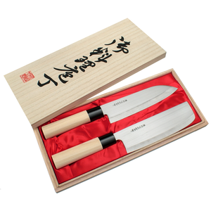 Zestaw nóż Santoku + Nakiri | SATAKE, Megumi Classic