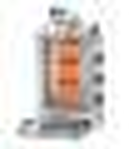 Gyros, kebab gazowy, 3 strefy grzewcze, wsad 40 kg, 10,5 kW, 550x510x920 mm, taca na tłuszcz o wym. 500x500 mm | POTIS, GD3/gaz ziemny