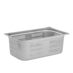 Pojemnik perforowany GN 1/1 200 mm ze stali nierdzewnej | TECHNICA, Platinum Line