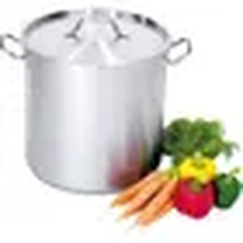 Garnek wysoki ze stali nierdzewnej z pokrywką, o średnicy 200 mm, 6,3 l | STALGAST, Premium Line