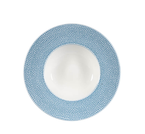 Talerz głęboki okrągły z szerokim rantem ø 240 mm, 284 ml | CHURCHILL, Isla Ocean Blue