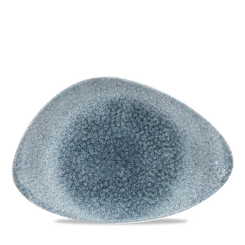 Półmisek trójkątny 304x205 mm | CHURCHILL, Studio Prints Raku Topaz Blue