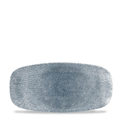 Półmisek prostokątny 269x127 mm | CHURCHILL, Studio Prints Raku Topaz Blue