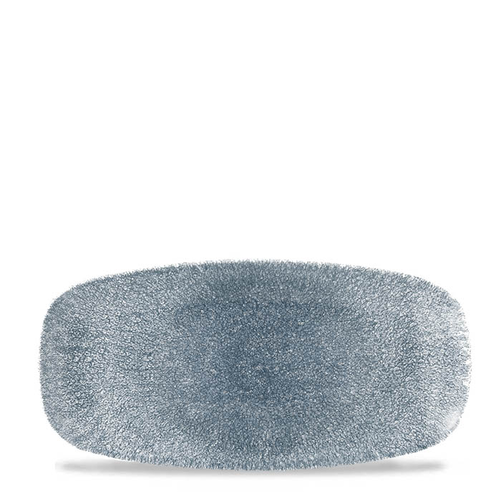 Półmisek prostkątny 298x153 mm | CHURCHILL, Studio Prints Raku Topaz Blue