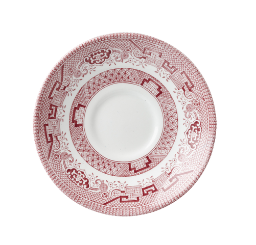 Spodek okrągły ø 141 mm | CHURCHILL, Vintage Prints Cranberry Willow