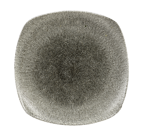 Talerz płytki kwadratowy 252 mm | CHURCHILL, Studio Prints Raku Quartz Black