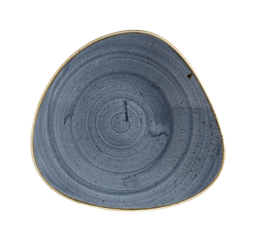 Półmisek trójkątny 272x267 mm | CHURCHILL, Stonecast Blueberry