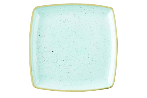 Talerz płytki kwadratowy 268 mm | CHURCHILL, Stonecast Duck Egg