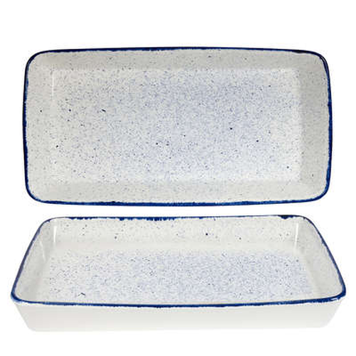 Naczynie do zapiekania 530x160x62 mm,3 l | CHURCHILL, Stonecast Hints Indigo